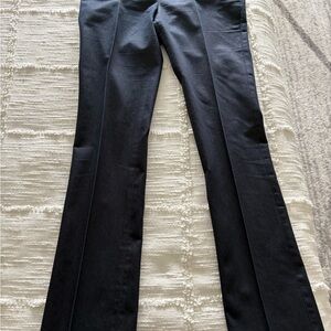 Express Blue Denim Boot-Cut Dress Pants